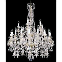Large 24 lights Bohemia crystal chandelier #1937217
