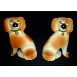 Antique Pair of Staffordshire Dogs #1937220