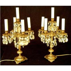 Pair of Antique Girandoles  #1937223