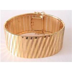 18K Gold  Cuff  Bracelet #1937241