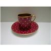 Image 1 : Shelley China Red/White Dot Mocha Espresso Duo #1947553