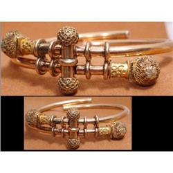 9KT GOLD Victorian ETRUSCAN  bracelet #1947734