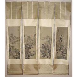 Four Seasons Quadruptych Painting by Hakun #1947871