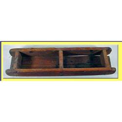 18C WOOD MOLD FOR MAKING BRICKS - NOW BOOKSHELF#1948104