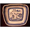 Image 1 : CHINESE EXPORT BLUE CANTION SQUARE PLATE #1962466