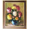 Image 1 : ORIG OIL STILL LIFE IMPRESSIONISTIC FLOWER #1962712