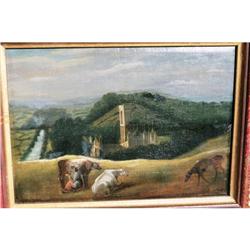 Landscape with Figure & Animals O/C #1962849