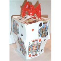 RARE Devil and Cards Covered Humidor #1962853