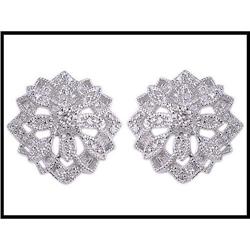 SNOWFLAKE DIAMOND EARRINGS WERE $1,200.00 #1962860