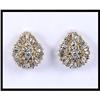 Gorgeous 14K Yellow Gold Diamond Earrings #1962880