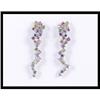 14K WG Sapphires Earrings #1962882