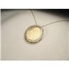 Estate 14K YG Gold Diamond Pendant Necklace #1962908