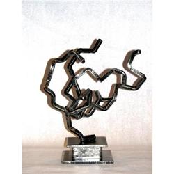 Steeel sculpture by Joseph Joslyn........If I #1963030