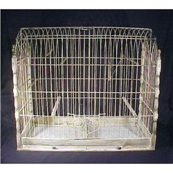 Antique Wood Birdcage Large Architectural  #1963035