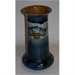 Antique Royal Doulton Vase: roses. #1963038