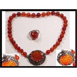 19th CENTURY DRAGON SNAKE Necklace vintage #1963041