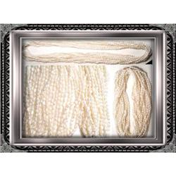 Vintage 10 STRAND opera length 14kt gold pearls#1963044