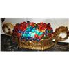 Image 1 : Glass beaded lighted center bowl #1963082