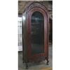 Image 1 : FRENCH VICTORIAN WALNUT ARMOIRE LINEN PRESS #1963173