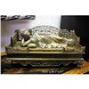 Green Zitan Reclining Buddha Figure #1963197