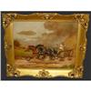 South American Racing Horse Wagon Oil Painting #1963210