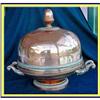 ANTIQUE COPPER FOOD WARMER /ICER W ACORN FINIAL#1963288