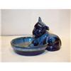 Image 1 : 1956 BLUE DOG FIGURINE ASHTRAY MADE IN PARIS #1907079