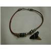 Image 1 : Nice Hand Made Leather and Shark Tooth Bracelet#1907094