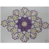 Image 1 : EXQUISITE TATTED LACE DOILY TATTING #1907195