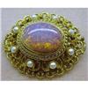 Image 1 : PRETTY 40's OVAL LARGE BROOCH #1907212