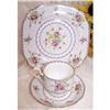 Image 1 : Cup Saucer Plate Petit Point by Royal Albert  #1907473