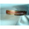 Image 1 : Cuff Bangle of Mixed Metals Designer Signed #1907522