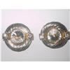 Image 1 : PARK LANE  Silver/Gold Tone Ravioli Earrings #1907554