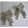 Image 1 : Dazzling Rhinestone Shoe Clips Designer Signed #1907609