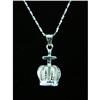 Image 1 : Crown Royalty Sterling Silver Pendant #1907658