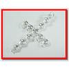 Image 1 : Skull Cross Necklace Sterling Silver Pendant #1907720
