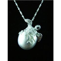 Hatching Turtle Sterling Silver Pendant #1907864