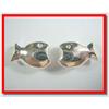 Image 1 : Topaz Fish Necklace Sterling Silver Pendant #1907875