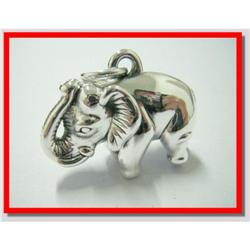 Sterling Silver Elephant Pendant .925 #1907888