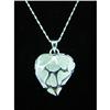 Image 1 : Puff Heart Sterling Silver Pendant #1907901
