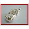 Image 1 : Multi-Gemstone Slipper Sterling Silver Pendant #1907903