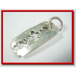 Tag Necklace Sterling Silver Pendant #1907904