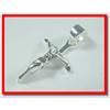 Image 1 : Catholic Cross Sterling Silver Pendant #1907911