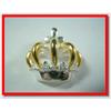 Image 1 : Crown & Topaz Sterling Silver Pendant #1907917