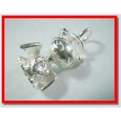 Cat Angel Sterling Silver Pendant #1907920