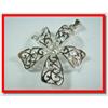 Image 1 : Lacework Flower Sterling Silver Pendant #1907924