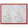 Image 1 : Style Dragon Design Sterling Silver Earrings #1908058