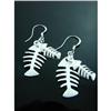 Image 1 : Designer Fish Sterling Silver Earrings #1908065