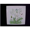 Image 1 : Vintage German Hand Painted Ceramic Tile #1908284