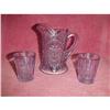 Image 1 : Childs Oval Star Pitcher & 2 Tumblers #1908677